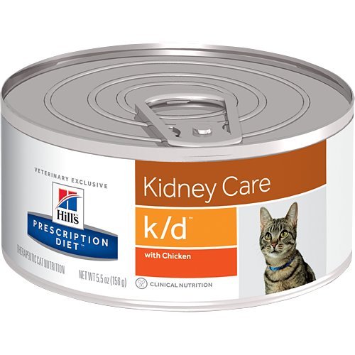 Hill's Prescription Diet k/d Kidney Care with Chicken Canned Cat Food 24/5.5 oz - //medicalbooks.filipinodoctors.org