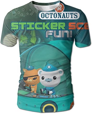 RICHA CHEZ T-shirt Octonauts Scene Fun Sublimated 3D Full Print Lovely Comfortable Adult T-shirt