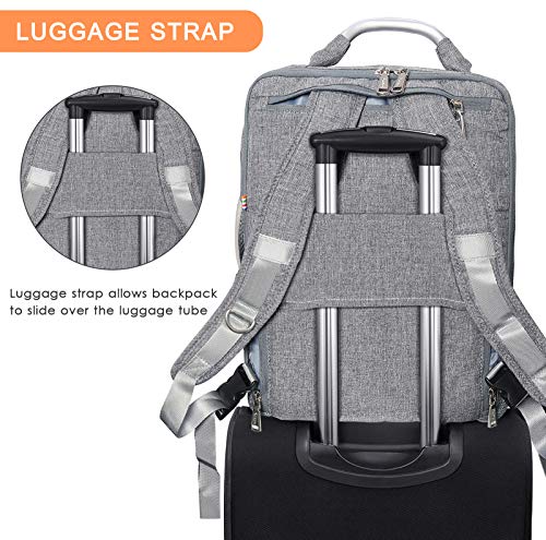 backpack with luggage slide over