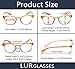 READING GLASSES 5 pack Fashion Readers for Women(One for each color, 2.50)