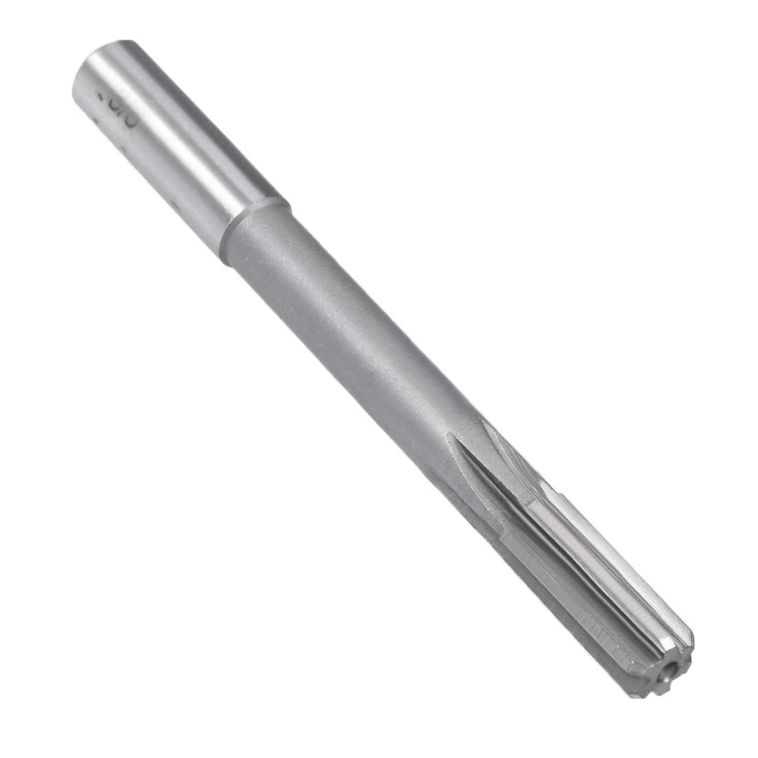 sourcing map Chucking Reamer 3/8", H7 HSS Lathe Machine Reamer 6 Straight Flutes, Round Shank Milling Cutting Tool, Reaming Drill Bit for Stainless Steel Metal Hole