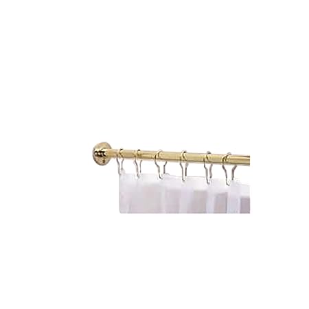 Shower Curtain Rods Solid Brass 5 Long Brass Shower Curtain Rod