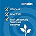 Gonzo Natural Magic 1003 Remover--Removes Wine Stains from Carpet Rugs Linens Table Cloths Furniture Upholstery, 14 oz., White