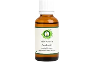 R V Essential Pure Arnica Carrier Oil 100ml (3.38oz)- Arnica Montana (100% Pure and Natural Cold Pressed)
