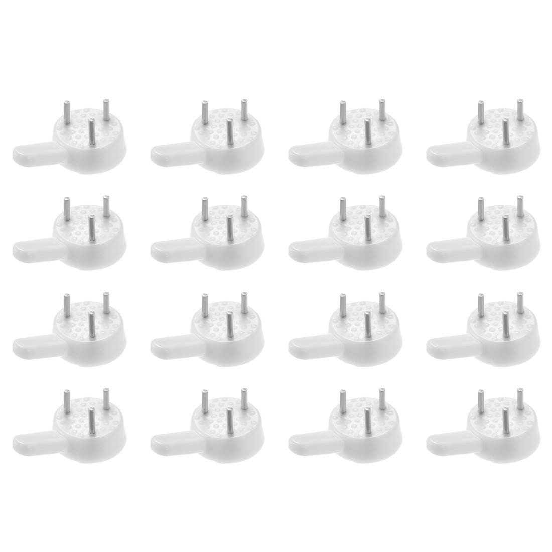 sourcing map 6lbs Hardwall Hanger for Hardware, Fasteners Hooks Wall Mount Non-Mark Hook Picture Photo Frame Hangers, 20 Pcs