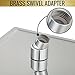 High Pressure Shower Head, 5 Setting Handheld Shower Heads with 59 inch Stainless Steel Hose Bracket (White)…