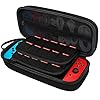 JETech Draagtas Compatibel met Nintendo Switch 2017, Opbergtas/Case/Cover/Hoes/Beschermhoes met 20 Game Cartridge…