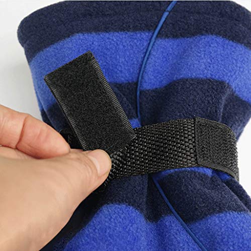 CapsA Men Winter Warm Snow Sports Water-Splashing Anti-Skid Outdoor Gloves for Skiing Skating Snowboarding Shoveling Bicycle Bike Sport Gloves (Blue, L)