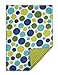 Ritz Polka Dot Reversible Absorbent Microfiber Dish Drying Mat, 21-inch by 14-inch, Assorted Cool Colors