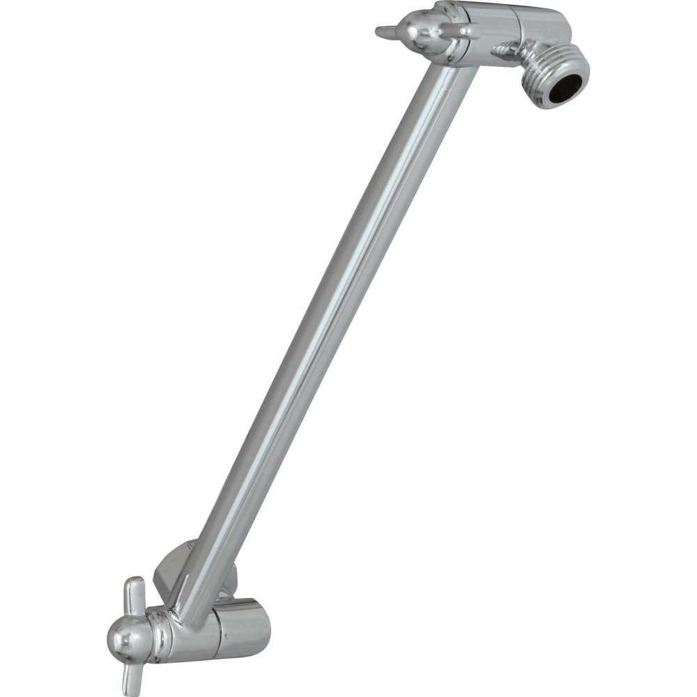 Photo 1 of Delta Faucet 10-inch Adjustable Extension Shower Arm for Shower Heads, Chrome UA902-PK