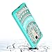 Huawei Honor 5X Case Clear, AnoKe [Scratch Resistant] Mandala Flower Cute Women Girl Ultra Thin Slim Hard Cover TPU Bumper Phone Cover Case Unlocked For Huawei Honor 5X- CH TM Mint