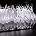 Lalapao Christmas Lights 2 Pack 30 LED Solar String Lights Water Drop Fairy String Outdoor Decorations Waterproof Home Decor Light Perfect for Xmas Tree Indoor Patio Lawn Garden Party Wedding (White)