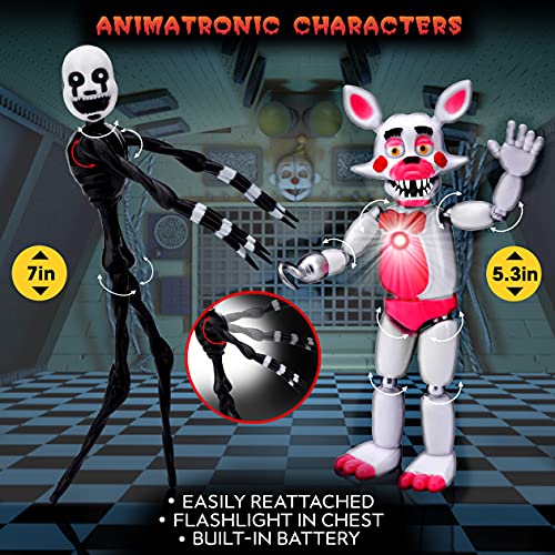 FNAF Action Figures Set of 6 PCS Inspired by Five Nights at Freddy’s