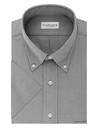 Camisa de vestir Oxford de manga corta para hombre Van Heusen