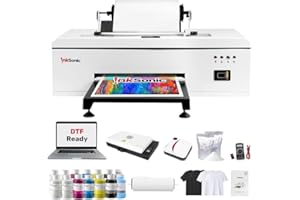 ROCROW InkSonic R1390 DTF Printer, A3 T-Shirt Printing Machine with Laptop and Oven Bundle, 13" DTF Printer Machine, Direct to Film Heat Transfer, Commercial Custom Printing, T-Shirt Maker for Clothes Design