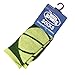 Basketball Sock by ChalkTalk SPORTS| Athletic Mid Calf Woven Socks | Basketball Wrap | Green and Neon Yellow, One Size