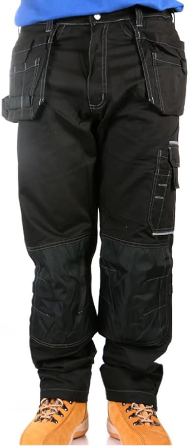 Click Shawbury Twill Hommes Contraste Couture Tuff Vetement Travail Constructeurs Menuisiers Charpentier Pantalon Combat Genouilleres Gratuites Amazon Fr Vetements Et Accessoires