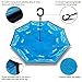 owen kyne Windproof Double Layer Folding Inverted Umbrella, Self Stand Upside-down Rain Protection Car Reverse Umbrellas with C-shaped Handle (Sky Blue)