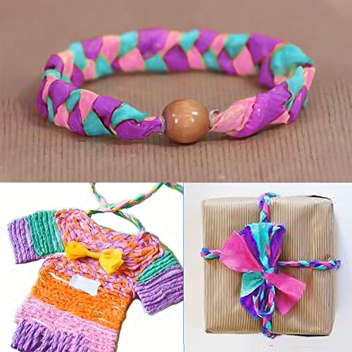 image for RUBFAC 12 Rolls Crepe Paper Streamers Unicorn Party Supplies Decoratio