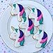 Unicorn Cookie Cutter Set, 10 Piece Party Pack, Stainless Steel