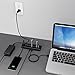 AUKEY 10-Port Powered USB Hub, 3 Charging Ports, 7 USB 3.0 Data Ports, 12V/4A Power Adapter, Power Switch for Macbook, Mac Pro/Mini, iMac, XPS, Surface Pro, iPhone Series and More