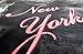 Made in USA - New York NYC T-Shirt - Colorful Vibrant Printing - Decorated with Rhinestones - (TBO-94, S)
