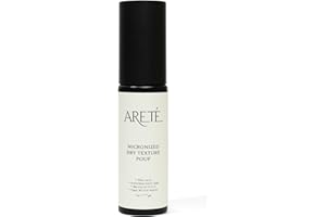 ARETÉ Micronized Dry Texture Pouf, Dry Shampoo for Women Texture Spray Powder, Volumizer, Refresher, and Scalp Treatment with Organic Witch Hazel, Blue Eucalyptus, White Sage, Made in USA, 1oz