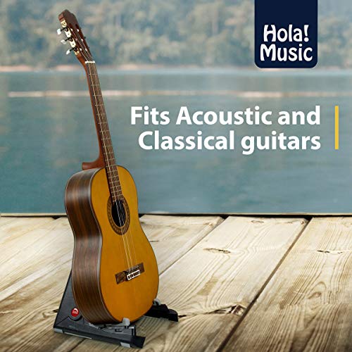 Portable Stand for Acoustic and Classical Guitars by Hola! Music