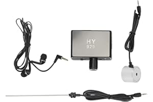 Oreq Water Leakage Detection, Underground Water Pipe Leakage Monitor Dual Probe Design, High Strength Sound Intensifier Water Leak Sensor with Earphone, for Water Cement Steel Pipe(US)