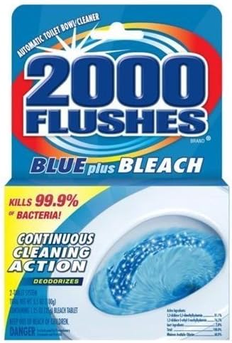 Blue Plus Bleach Automatic Toilet Bowl Cleaner by 2000 FLUSHES
