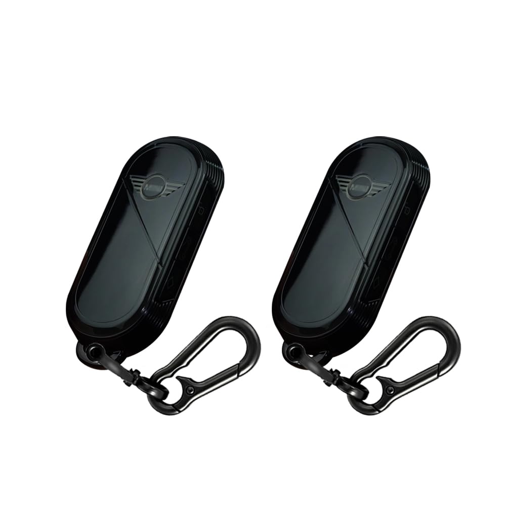 Photo 1 of Vnephoo For BMW Mini fob Cover, 2PCS TPU Transparent Black Key fob Case for BMW Mini Cooper Clubman Hardtop Convertible Countryman F54 F55 F56 F57 F60 2014-2025 with Keychain Protective Case