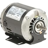 US Motors Belted Fan &amp; Blower, 1/2 HP, 1-Phase, 1725 RPM Motor