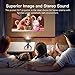 APEMAN Projector Mini Portable Video DLP Pocket Projector for Home and Outdoors Entertainment, Support 1080p HDMI Input Built-in Rechargeable Battery Stereo Speakers with Upgraded Version 360° Tripodthumb 2