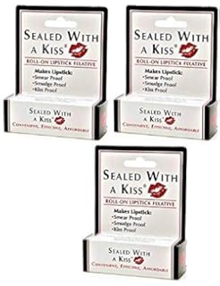Amazon Com Sealed With A Kiss Roll On Lipstick Fixative 3 Pack Beauty