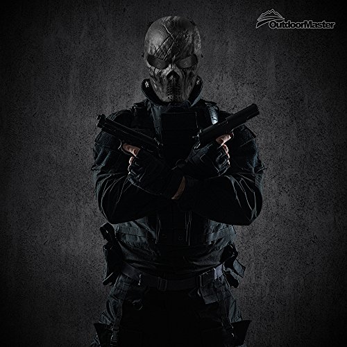 Купить OutdoorMaster Full Face Airsoft Mask with Metal Mesh Eye