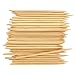 BambooMN Disposable Bamboo 15cm 5mm Nail Art Manicure Pedicure Sticks Cuticle Pushers Remover Tool, 100 Pieces | Great for DIY Wedding Nails