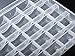 niceEshop(TM) Houseware Storage Collection Transparent Plastic 25 Compartments Bobbin Thread Box