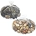 Decorative River Pebble Rocks 4 Lb. Bag of Multicolored Mixed Stones For Crafts House Garden Outdoor Indoor Office Beach Landscape Patio Lawn Yard Walkway Aquarium Planter Fish Bowl Tank And Vases
