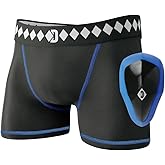 Diamond MMA Compression Jock Short with Built-in Jock Strap & Athletic Cup Groin Protection System