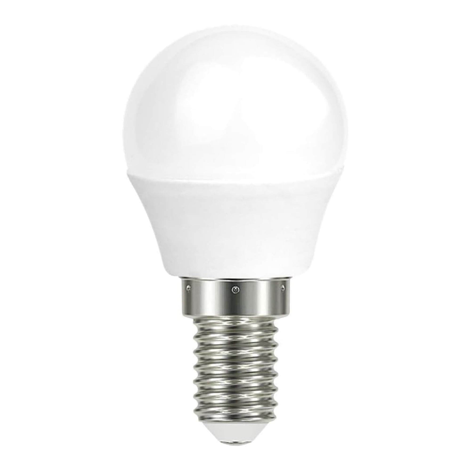 Pack of 10 Eveready LED Golf Round Light Bulb Lamp SES E14 Small Screw in Cap Cool White Light 40w