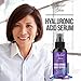 Hyaluronic Acid Serum for Face - Topical Moisturizing Facial Serum Boosts Hydration for Smooth, Supple Skin. Natural Anti Aging Formula Includes Aloe Vera, Jojoba Oil and Witch Hazel. Made in the USA