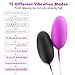 Sexy Slave USB Bullet Vibrator - Wired 10-Function Waterproof Double Eggs Vibrating Bullet Massager for Women or Couples,USB Connection & No Batteries Required(2-pack)