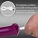 Extremly Powerful Wand Massager by Goodies 4 Love, Unisex, Free eBook and Soft Molded Attachment for Stress Relief, Wireless and Therapeutic, Rechargeable and Cordless