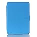HAOCOO Ultra Slim Leather Smart Case Cover with [Auto Sleep/Wake] Function for All-New Kindle Paperwhite 2012, 2013, 2015 Versions (Not fit All-New Paperwhite 10th Generation)(Blue)