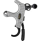 T.R.U. BALL TruBall Blade Pro Flex - 3 or 4 Finger (Ergonomically Adjustable Finger Pieces) - Black/Quicksilver - Medium