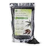Activated Charcoal Powder by Sagano - Premium Food Grade Raw Coconut Carbon Bulk - More Effective than Hardwood Activated Charcoal - Natural Teeth Whitening, Digestion, Detox