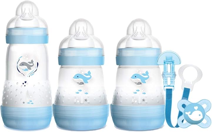 blue mam bottle set