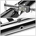 Auto Dynasty Compatible with Dodge Dakota 3 inches Bumper Push Bull Bar+Removable Skid Plate (Black)