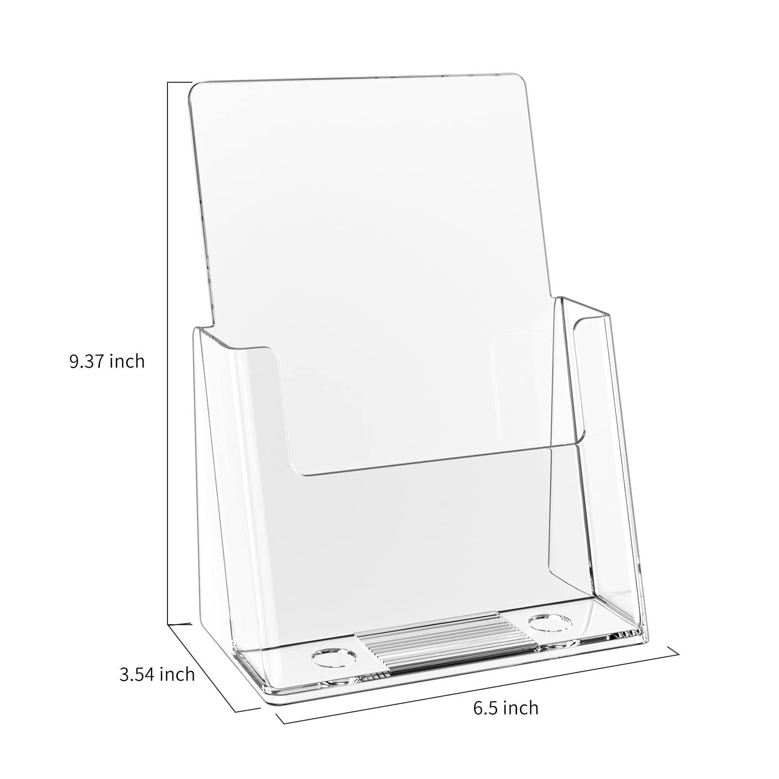 Zavekia 2 Pack 6 X 9 Acrylic Brochure Holder,wide Nigeria - View #3
