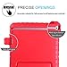 HDE iPad 2 3 4 Case for Kids - Shock Proof Bumper Heavy Duty Protective Cover Handle Stand for Apple iPad 2nd 3rd 4th Generation Tablet (Red)